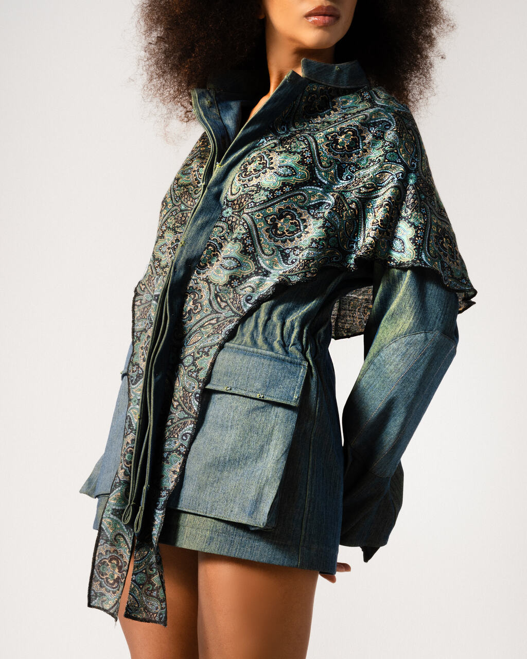 The Paisley Cape Jacket