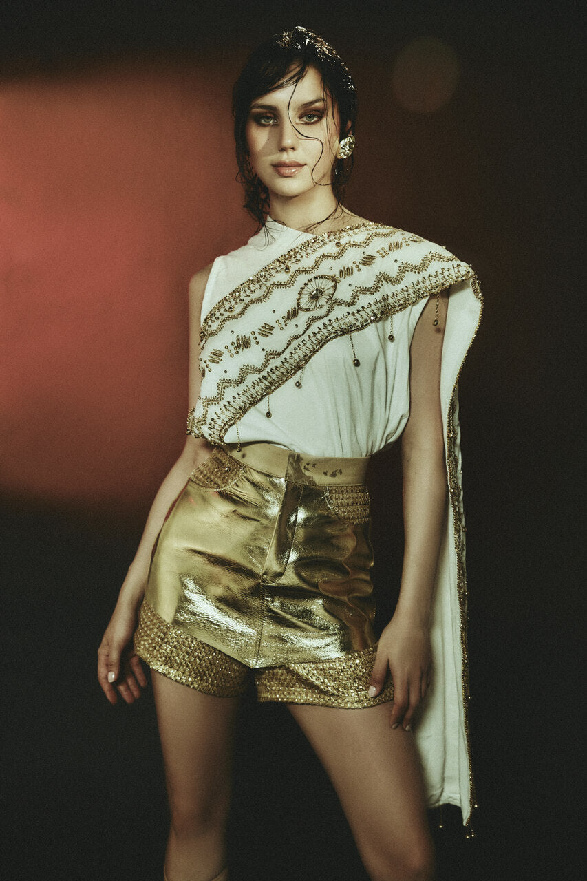 Metallic Shorts
