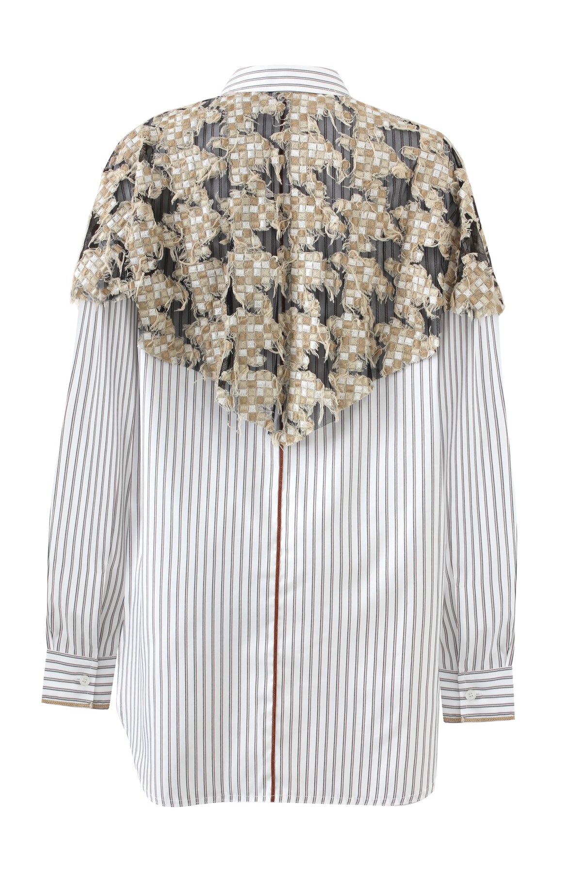 Tulle Scarf Shirt