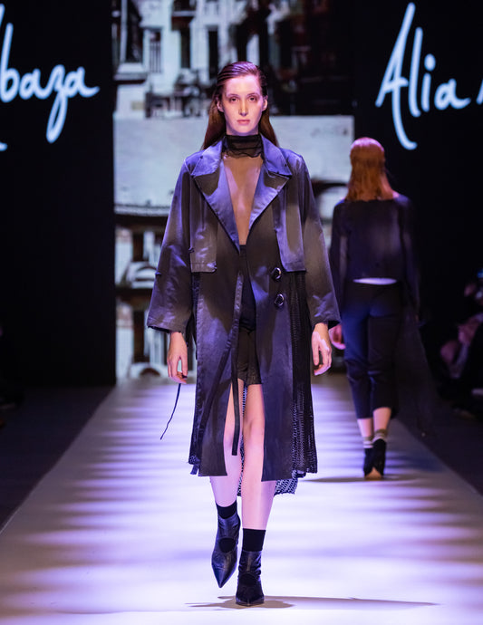 The Laser-Cut Trench Coat