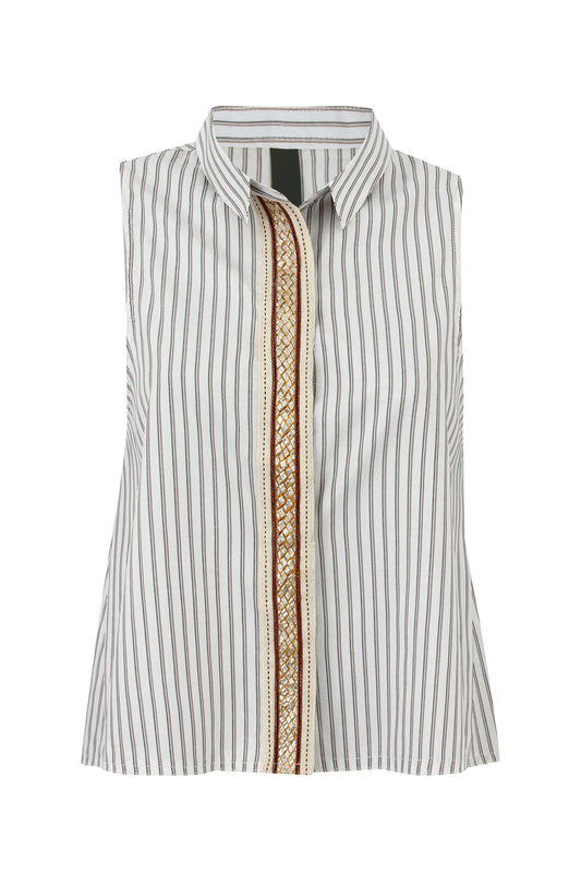 Signature Cropped Shirt