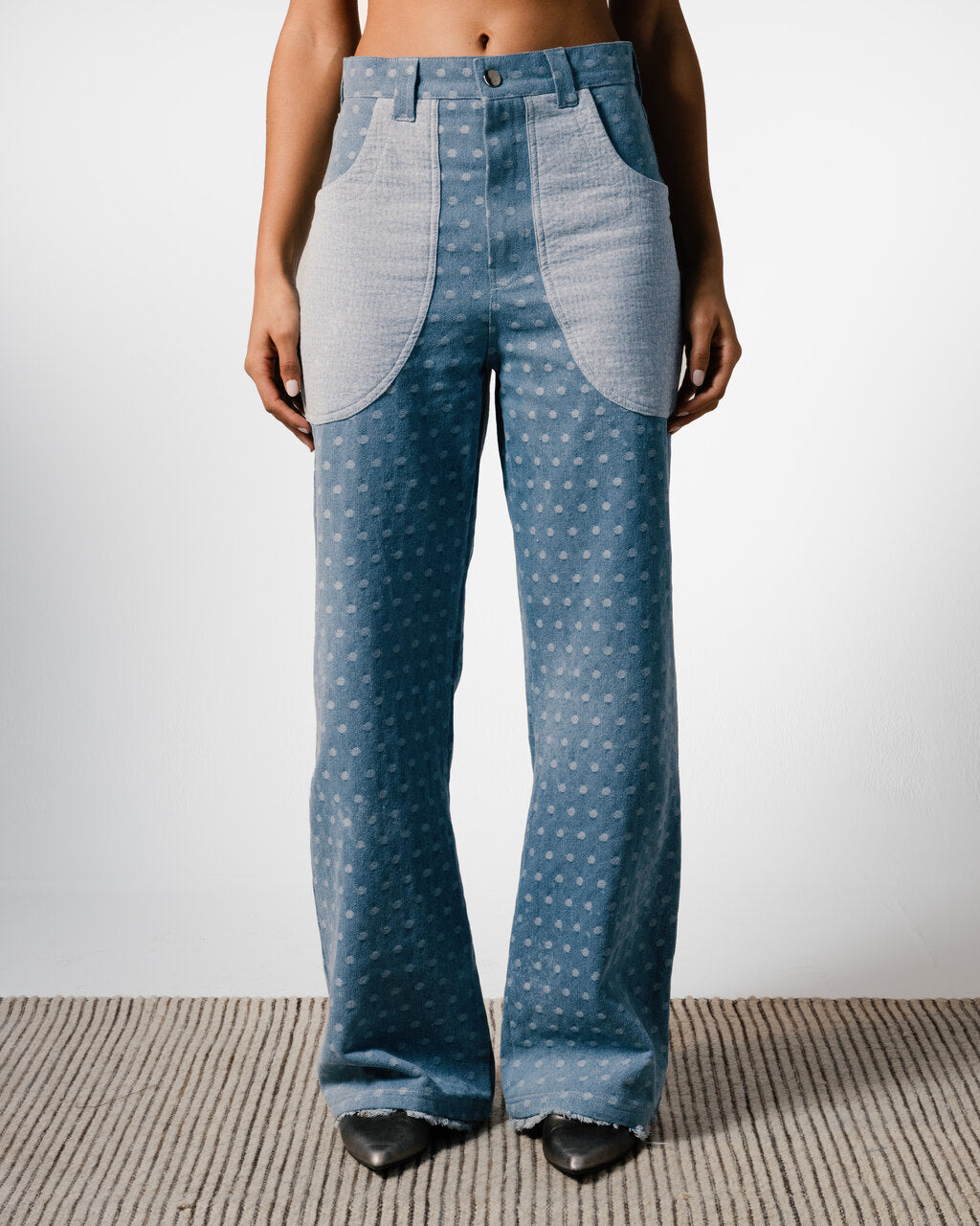 The Contrast Polka Pants