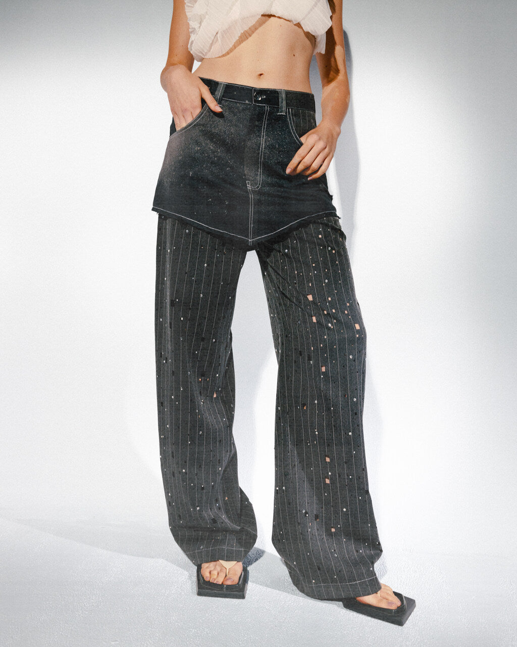 The Overlap Laser-Cut Pants