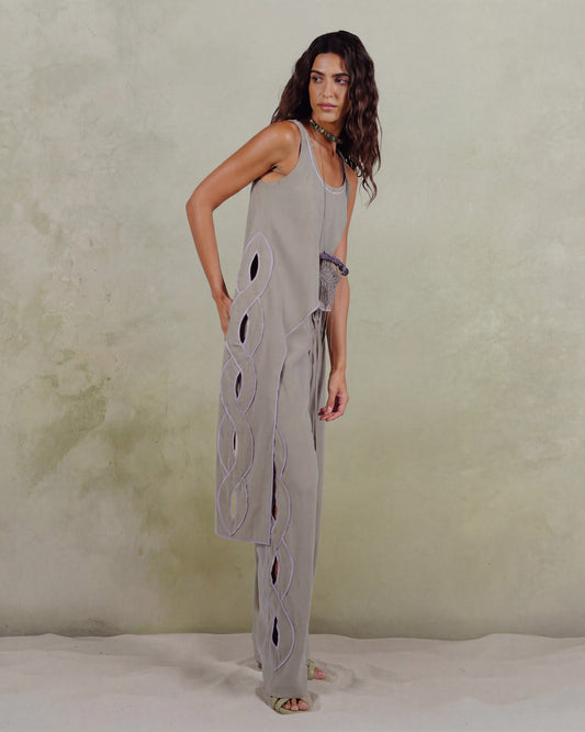 Laser-Cut Pants