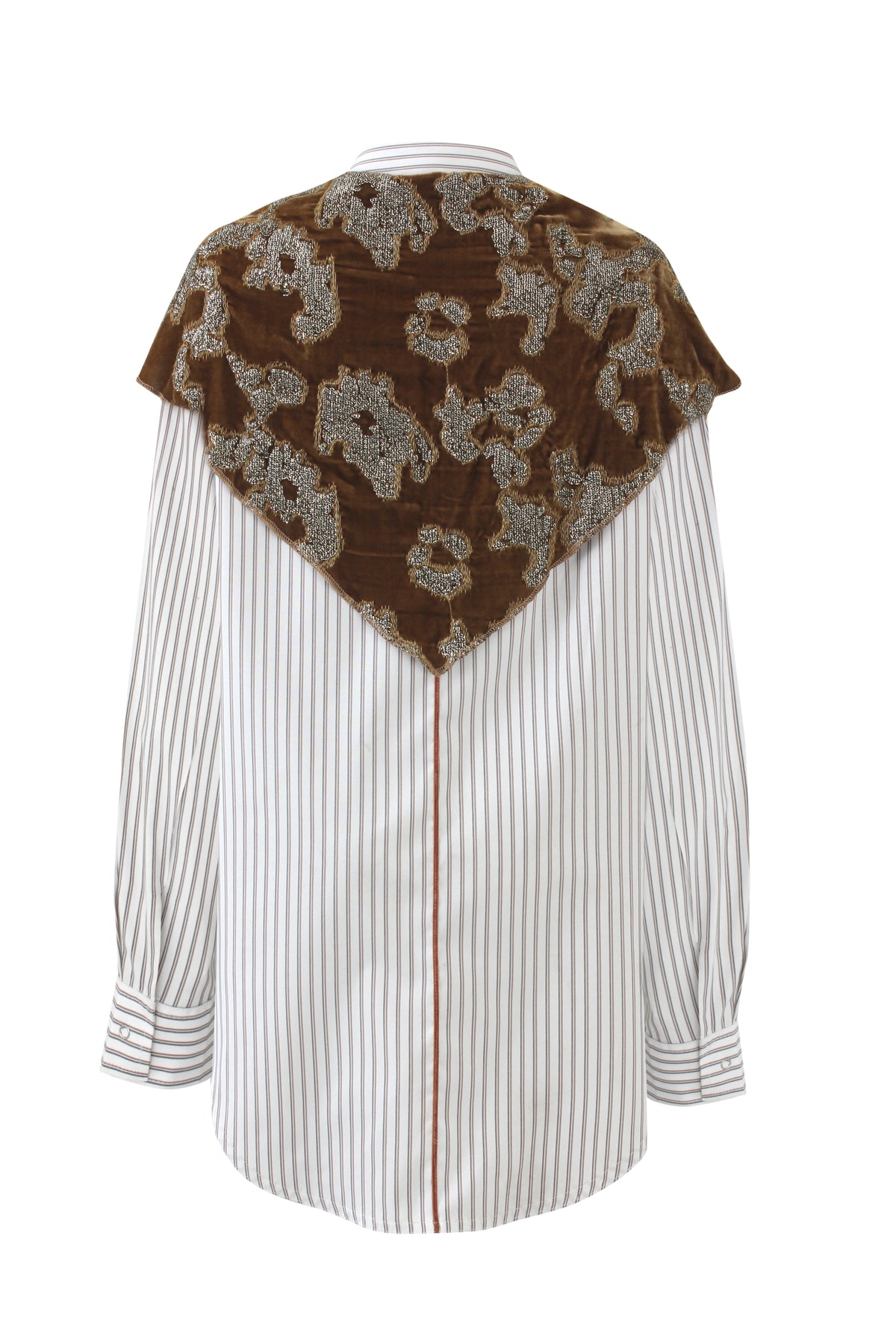 Velvet Scarf Shirt