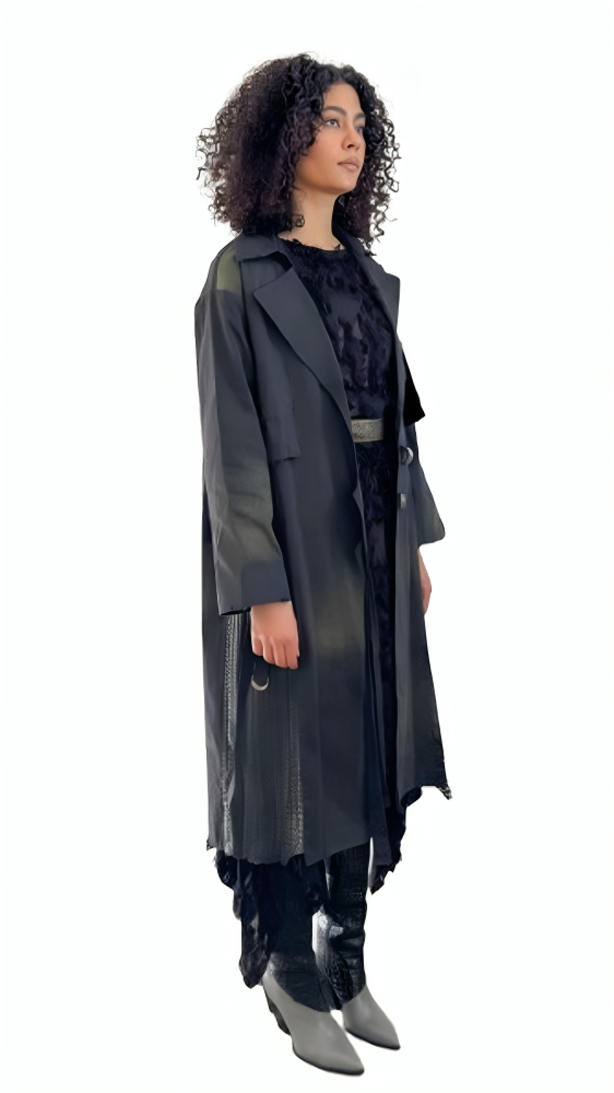 The Laser-Cut Trench Coat