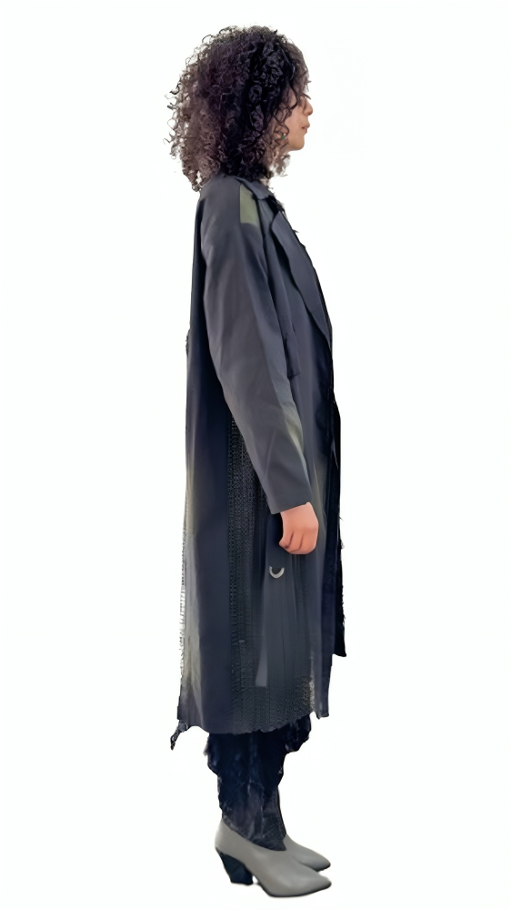 The Laser-Cut Trench Coat