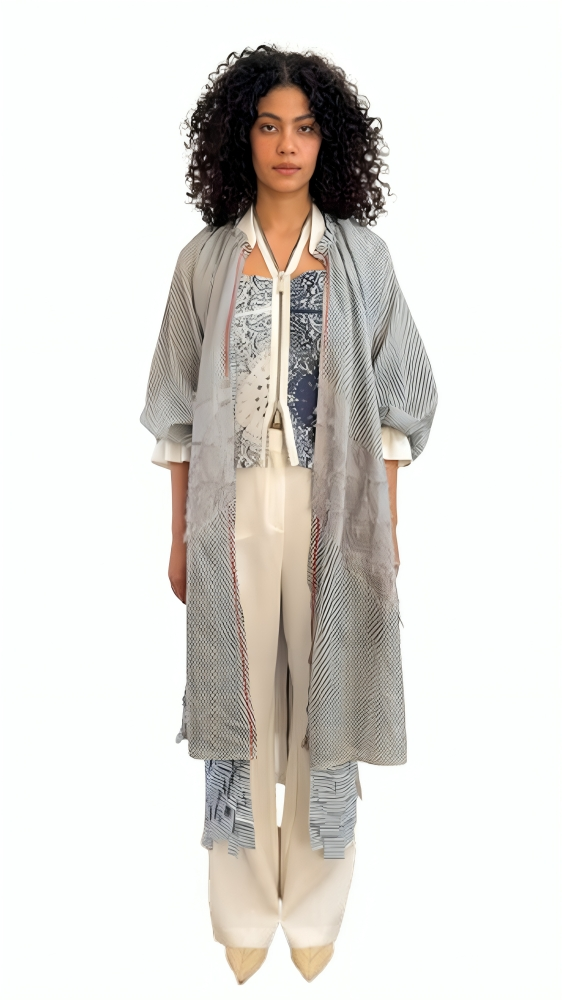 The Textured Grey Duster