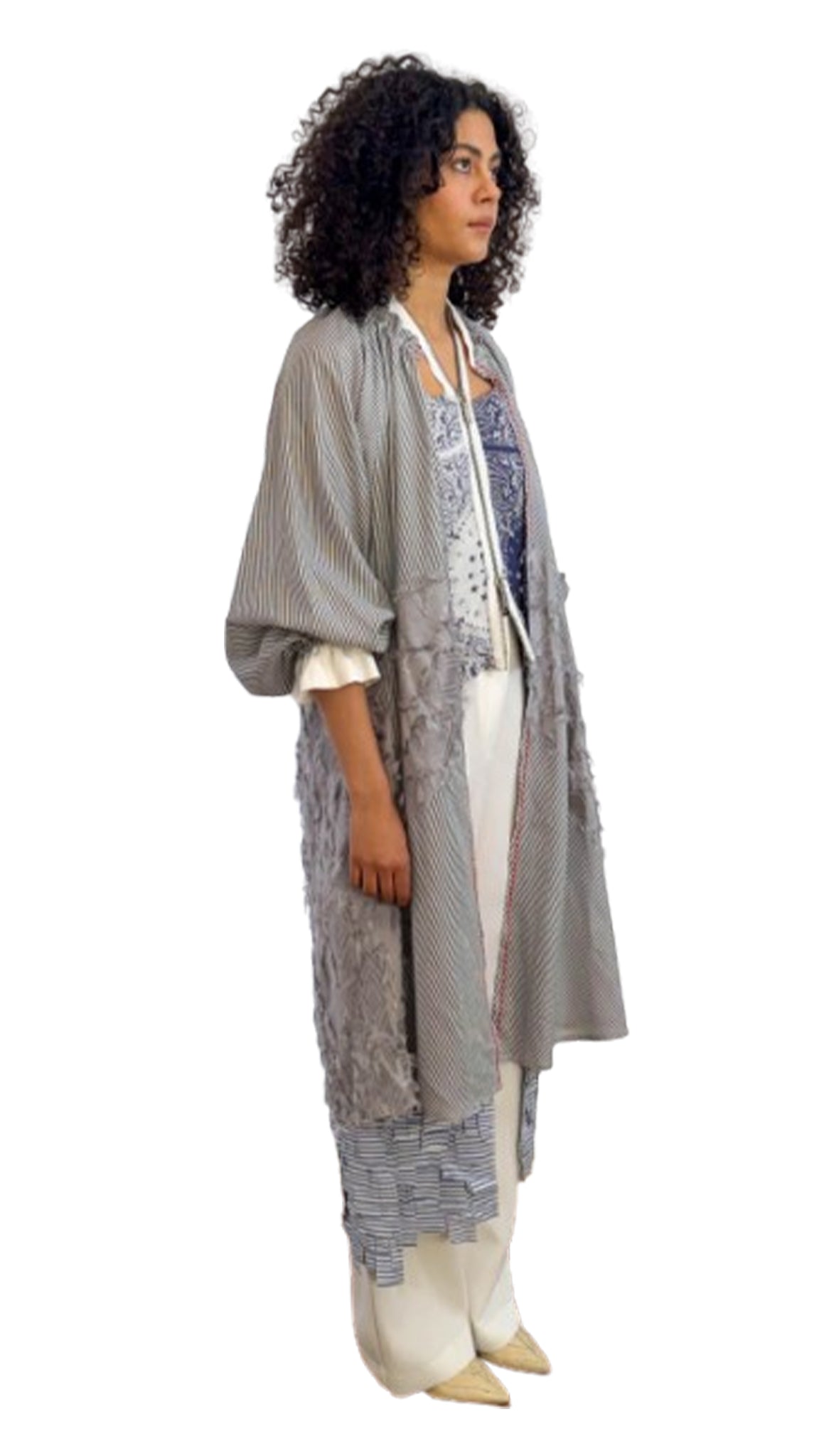 The Textured Grey Duster